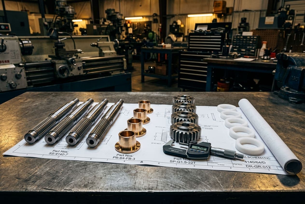 Piezas metálicas y engranajes fabricados por Famesa